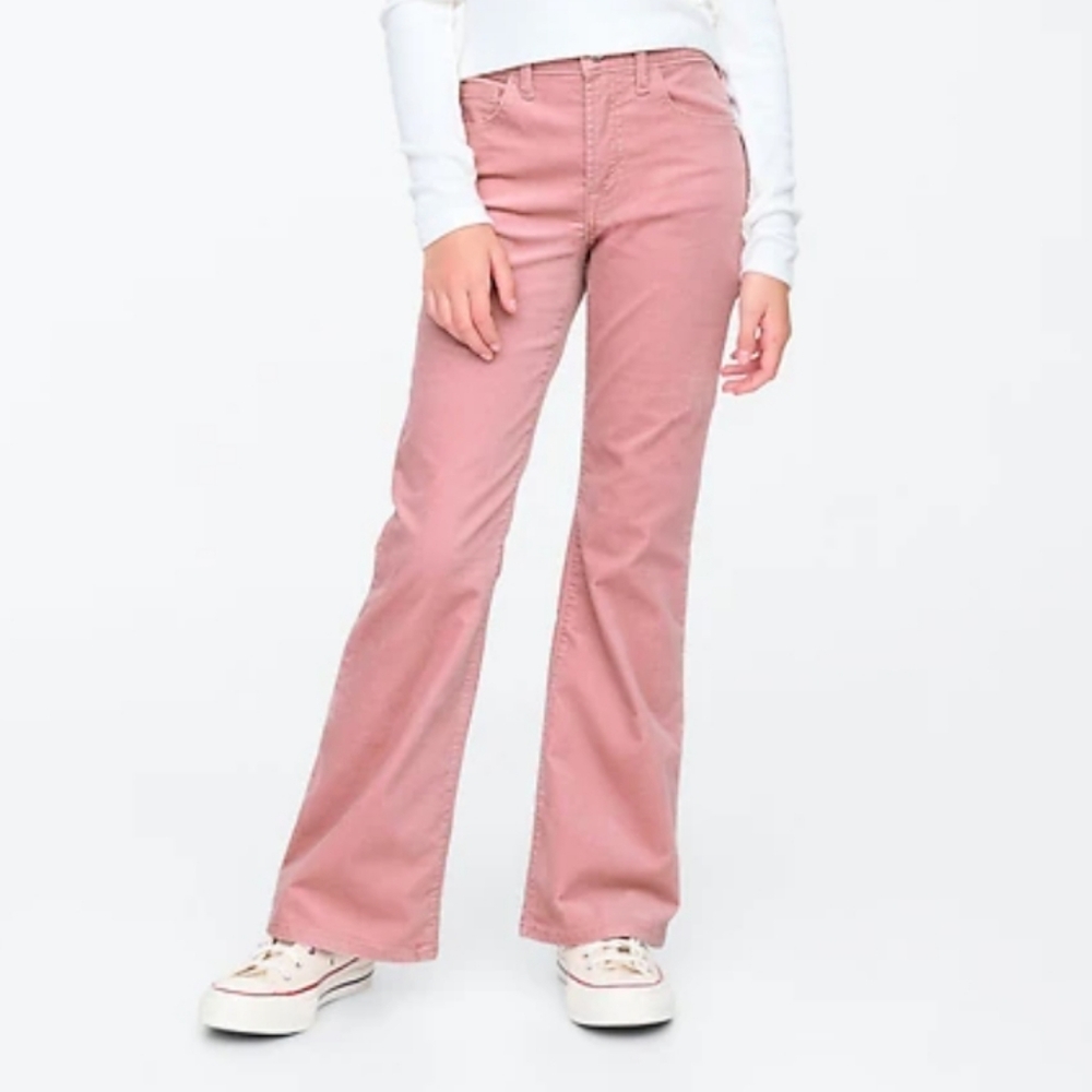 GAP Kids Hight Rise Velvet 70s Flare Jeans, NWT